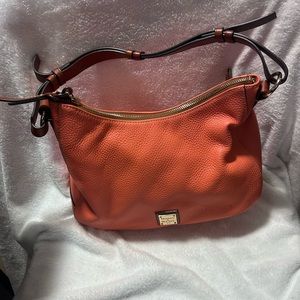 Dooney & Bourke Pebbled Small Kinley-Coral